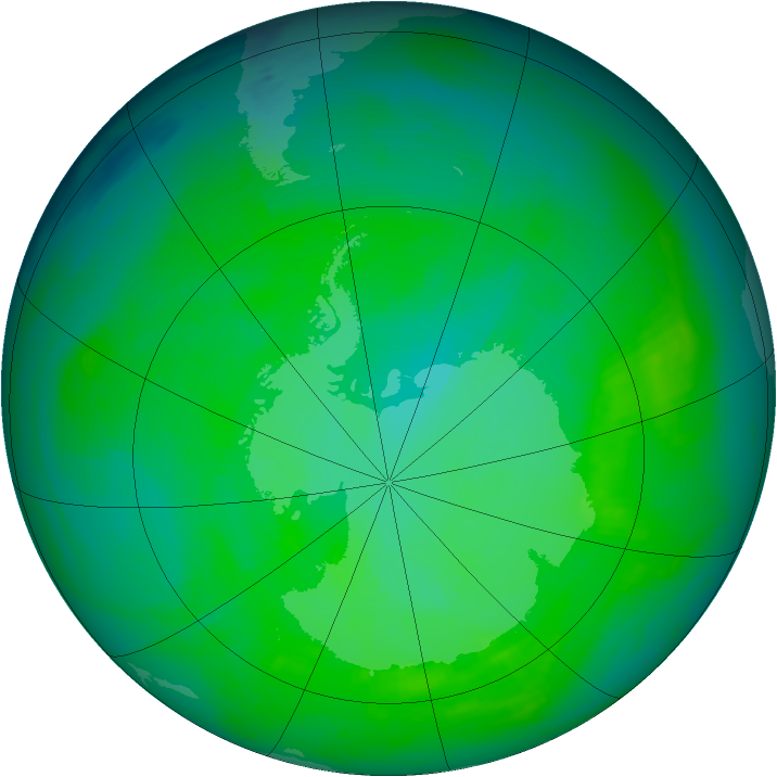 Ozone Map 1982-12-04